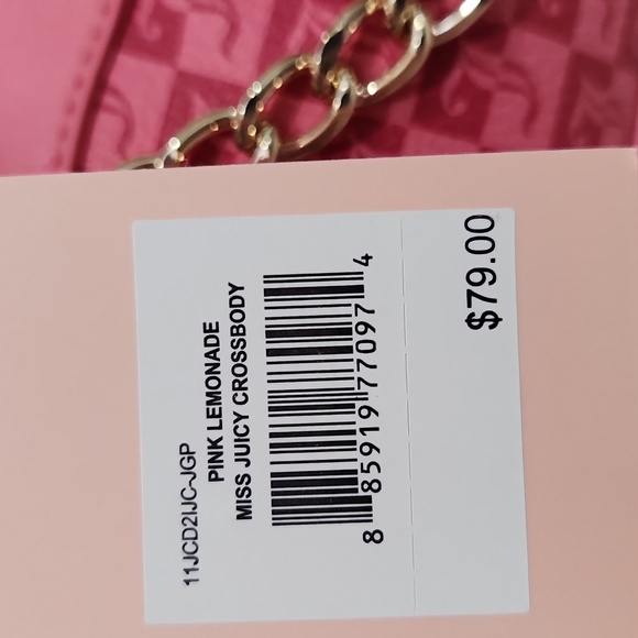 🔹️Juicy Couture🔹️ Pink Lemonade Miss Juicy Crossbody Bag + Wallet Set bundle - Picture 4 of 9